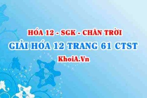 Giải Hóa 12 trang 61 Chân trời Sáng tạo